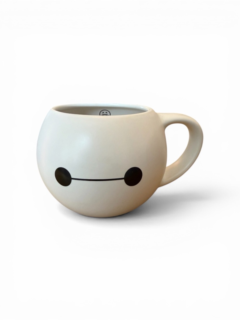 DISNEY Big Hero 6 Ceramic Face Mug - White with Black Face Detail